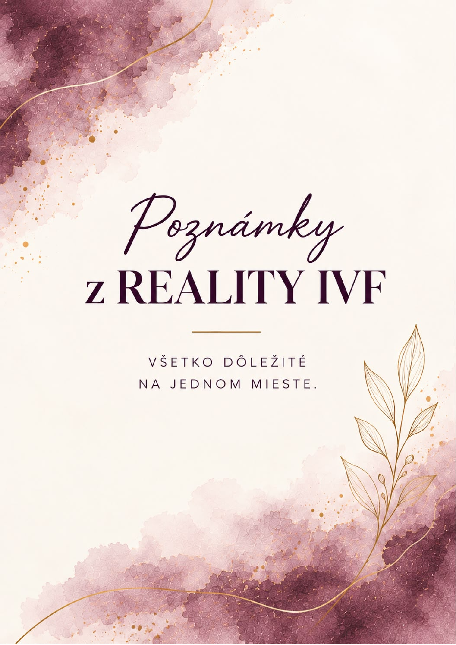 Finálna obálka: Poznámky z REALITY IVF